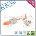 Cat5e cat6 utp blindado chapeado ouro keystone jack / china preço de fábrica quente vender modular jack / rj45 amp modular conector